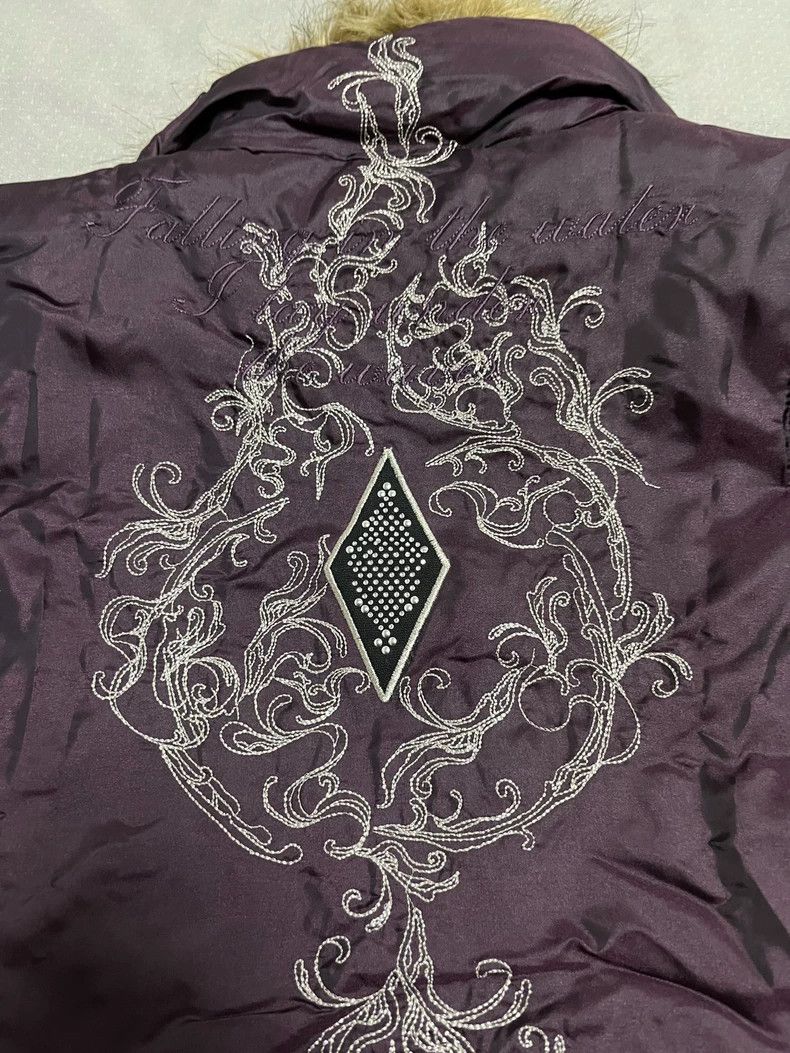 Yohji Yamamoto Vintage Embroidered Jacket with Detachable Fur Collar Size M / US 6-8 / IT 42-44 - 7 Thumbnail