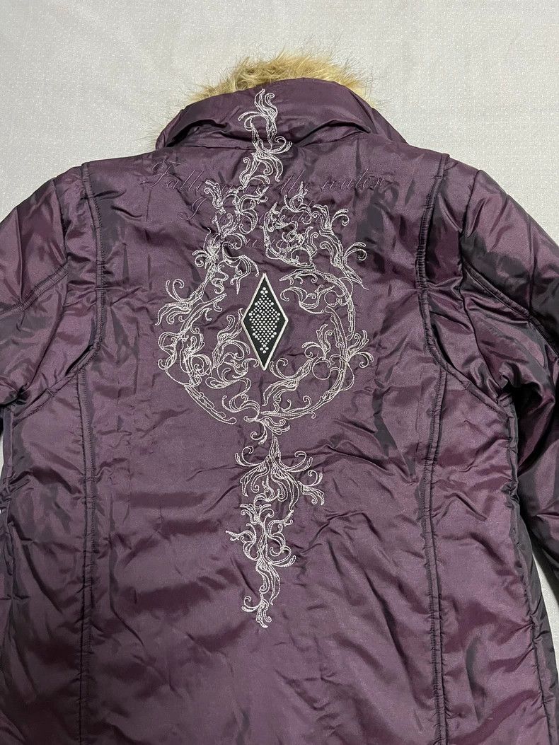 Yohji Yamamoto Vintage Embroidered Jacket with Detachable Fur Collar Size M / US 6-8 / IT 42-44 - 6 Thumbnail