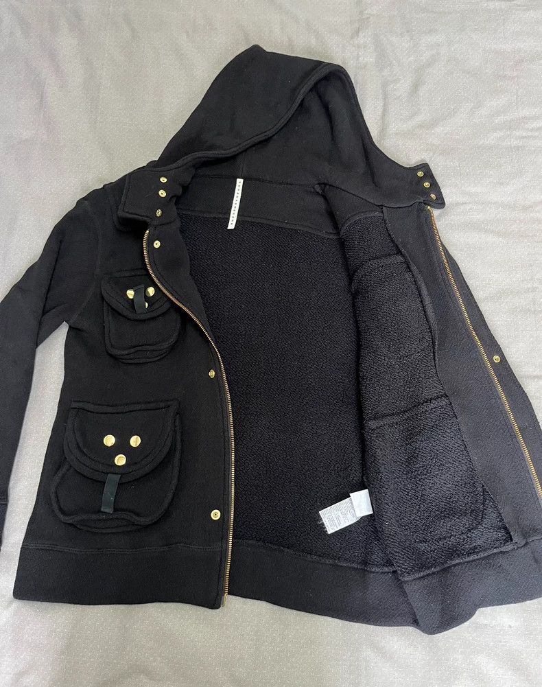 Yohji Yamamoto Vintage Black Hooded Jacket with Pockets Size XL / US 12-14 / IT 48-50 - 6 Thumbnail