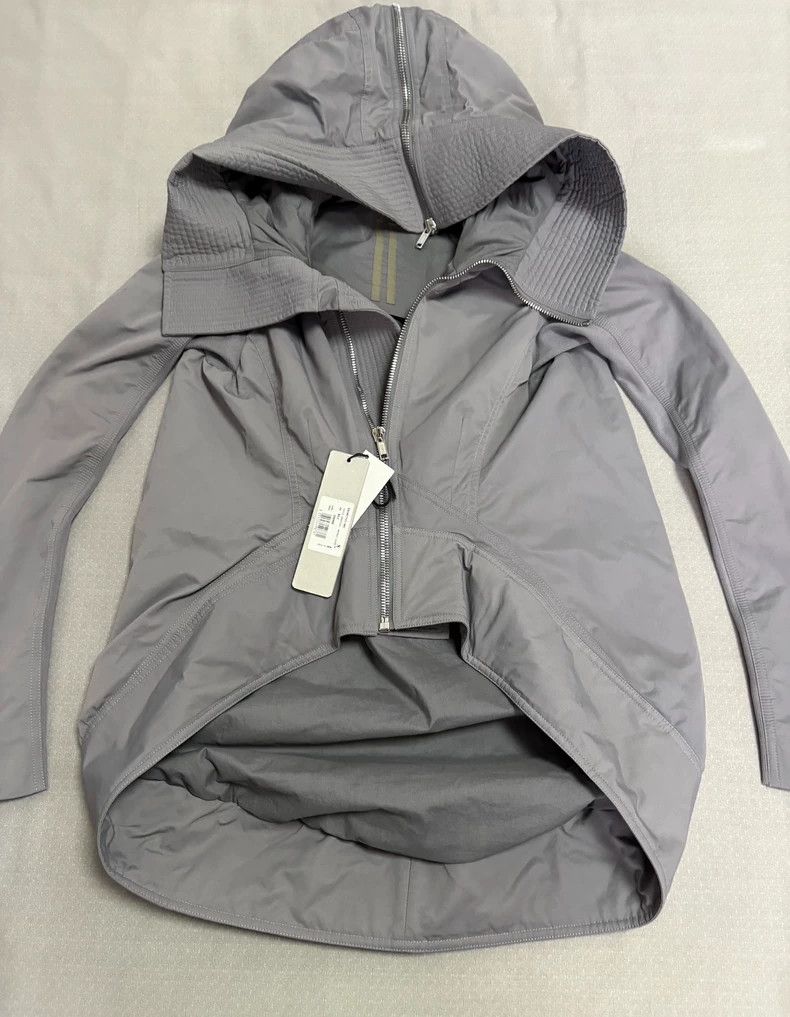 Rick Owens Rick Owens Asymmetric Bomber Jacket in Gray Size S / US 4 / IT 40 - 3 Thumbnail
