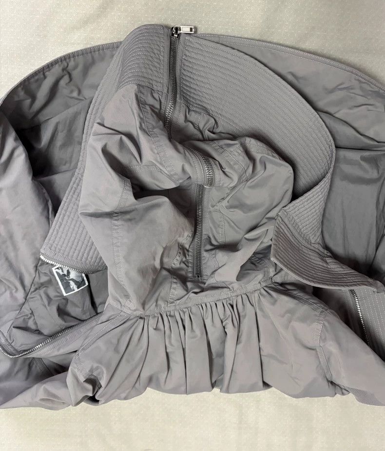 Rick Owens Rick Owens Asymmetric Bomber Jacket in Gray Size S / US 4 / IT 40 - 8 Thumbnail