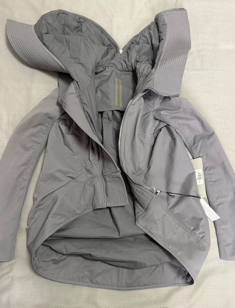 Rick Owens Rick Owens Asymmetric Bomber Jacket in Gray Size S / US 4 / IT 40 - 2 Thumbnail