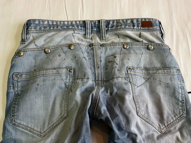 Yohji Yamamoto Vintage Deconstructed Denim Pants with Zippers Size 30" / US 8 / IT 44 - 9 Thumbnail