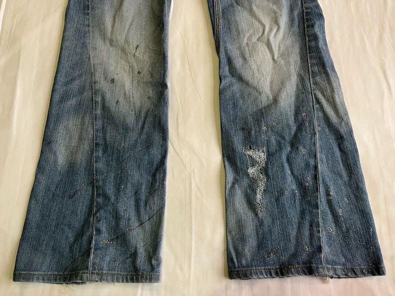 Yohji Yamamoto Vintage Deconstructed Denim Pants with Zippers Size 30" / US 8 / IT 44 - 5 Thumbnail