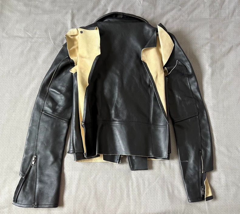 Maison Margiela Maison Margiela Deconstructed Leather Jacket Size XS / US 0-2 / IT 36-38 - 8 Thumbnail