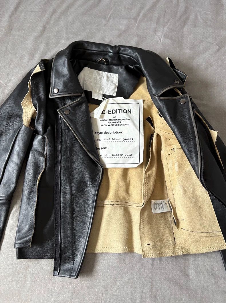 Maison Margiela Maison Margiela Deconstructed Leather Jacket Size XS / US 0-2 / IT 36-38 - 6 Thumbnail