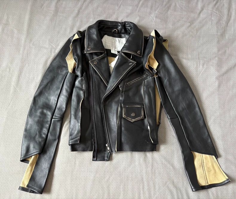 Maison Margiela Maison Margiela Deconstructed Leather Jacket Size XS / US 0-2 / IT 36-38 - 4 Thumbnail