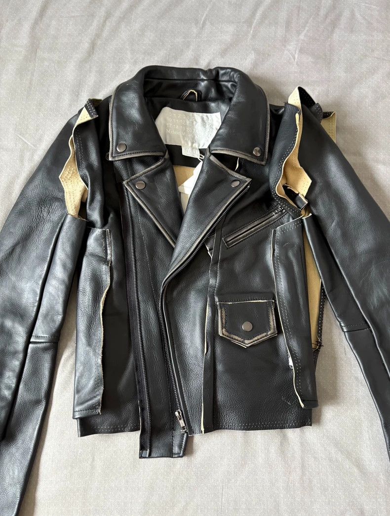 Maison Margiela Maison Margiela Deconstructed Leather Jacket Size XS / US 0-2 / IT 36-38 - 3 Thumbnail