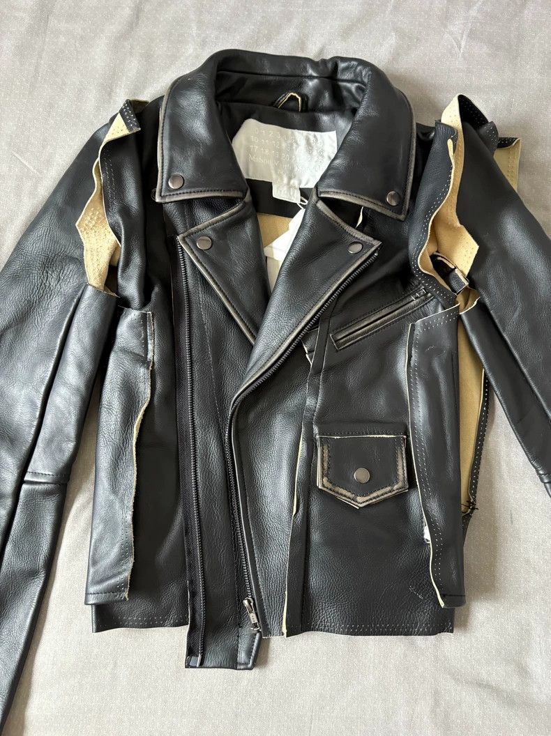 Maison Margiela Maison Margiela Deconstructed Leather Jacket Size XS / US 0-2 / IT 36-38 - 5 Thumbnail