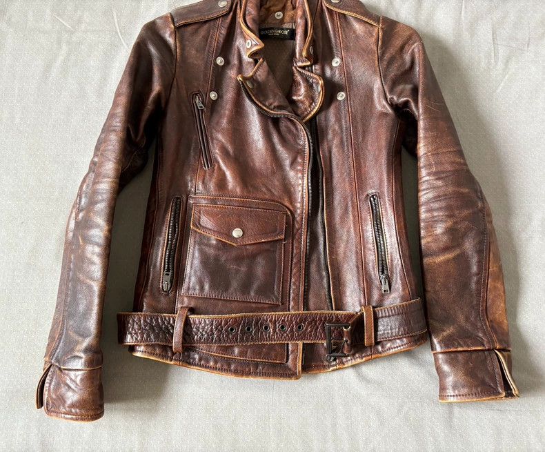 Golden Goose Vintage Golden Goose Leather Biker Jacket Size S / US 4 / IT 40 - 5 Thumbnail