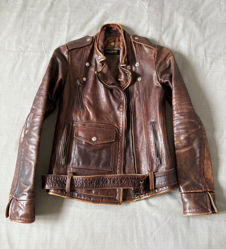 Golden Goose Vintage Golden Goose Leather Biker Jacket Size S / US 4 / IT 40 - 2 Thumbnail