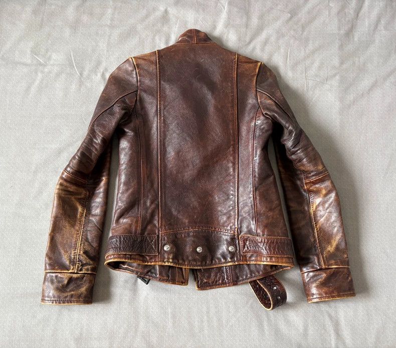 Golden Goose Vintage Golden Goose Leather Biker Jacket Size S / US 4 / IT 40 - 8 Thumbnail