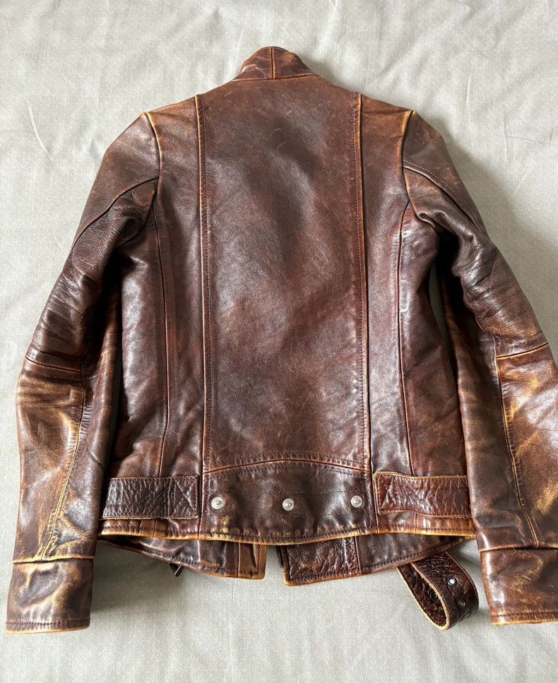 Golden Goose Vintage Golden Goose Leather Biker Jacket Size S / US 4 / IT 40 - 3 Thumbnail