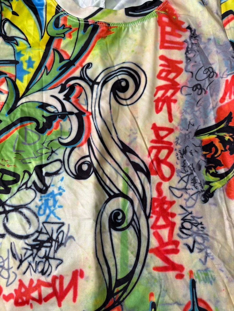 Yohji Yamamoto Vintage Long Sleeve Graphic T-Shirt Size M / US 6-8 / IT 42-44 - 5 Thumbnail