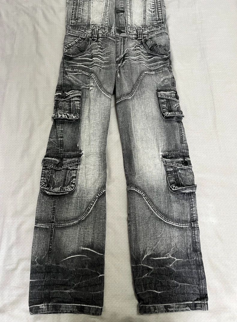 Yohji Yamamoto Vintage Denim Overall Jumpsuit with Pockets Size 27" / US 4 / IT 40 - 2 Thumbnail