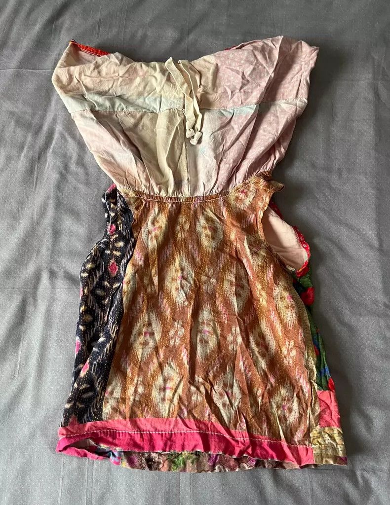 Comme des Garcons Beautiful Layered Print Top with Drawstring Size M / US 6-8 / IT 42-44 - 6 Thumbnail