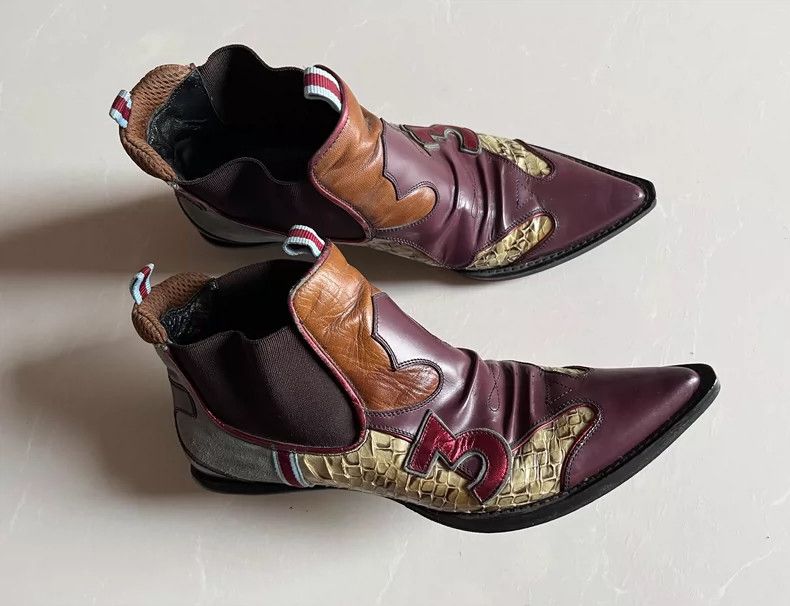 Miu Miu Vintage Miu Miu Multi-Material Ankle Boots Size US 6 / IT 36 - 5 Thumbnail