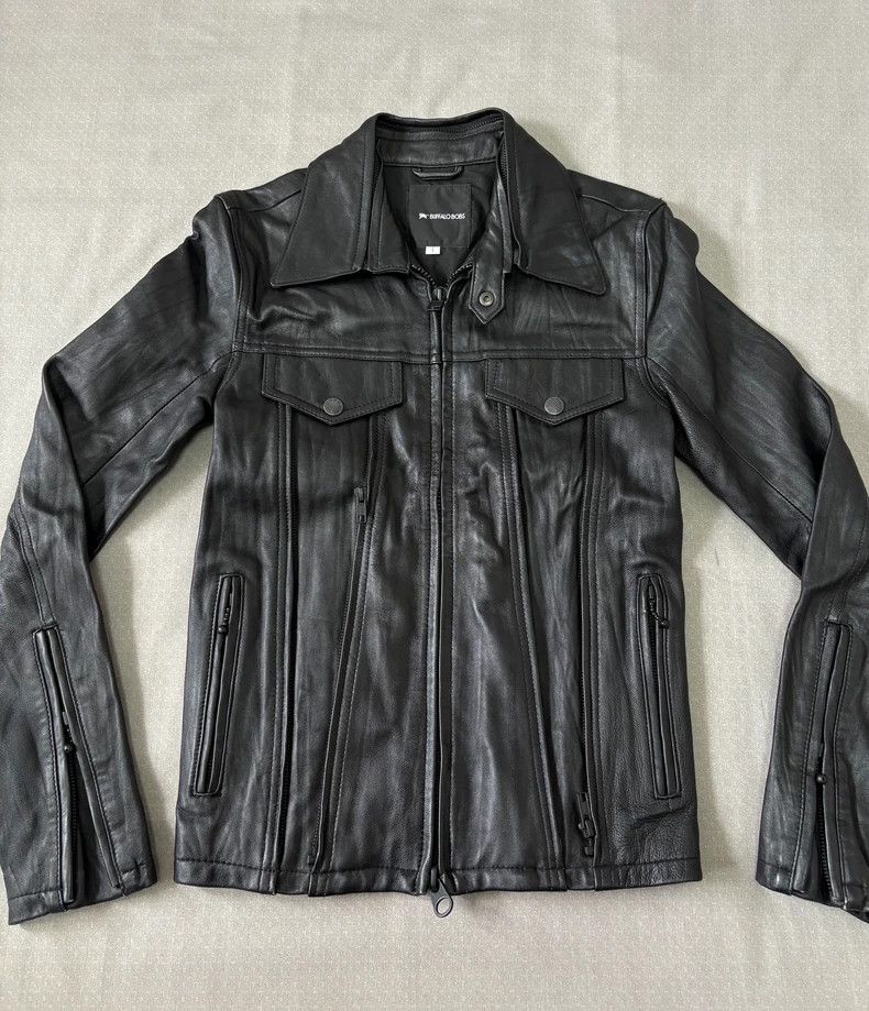 Yohji Yamamoto Buffalo Bobs Vintage Leather Jacket Size L / US 10 / IT 46 - 2 Thumbnail