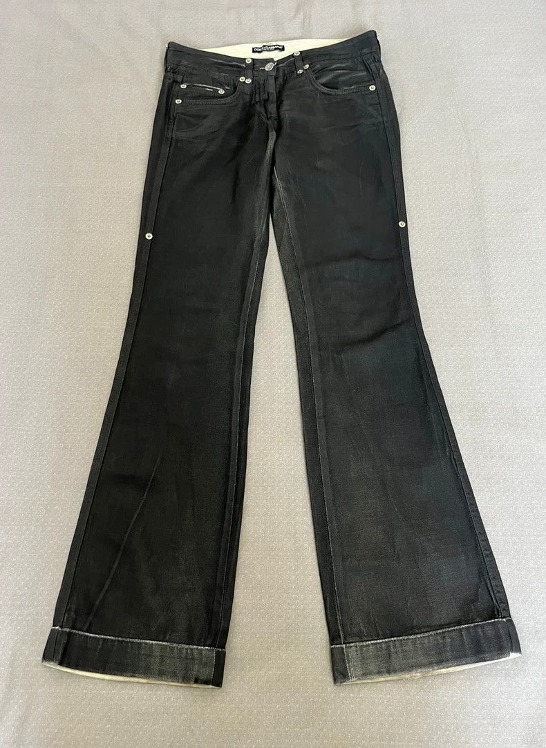Dolce & Gabbana Dolce&Gabbana Painted Wax Denim Pants Size 30" / US 8 / IT 44 - 3 Thumbnail