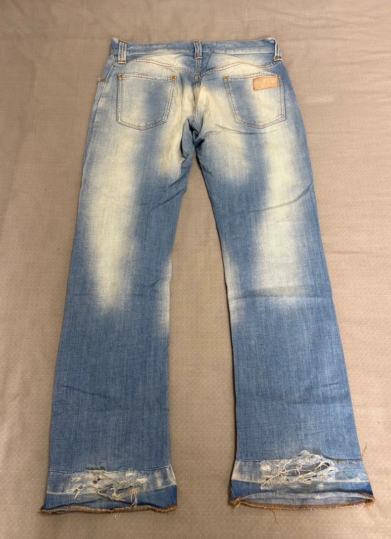 Dolce & Gabbana Dolce&Gabbana Distressed Blue Jeans with Unique Design Size 34" / US 12 / IT 48 - 7 Thumbnail