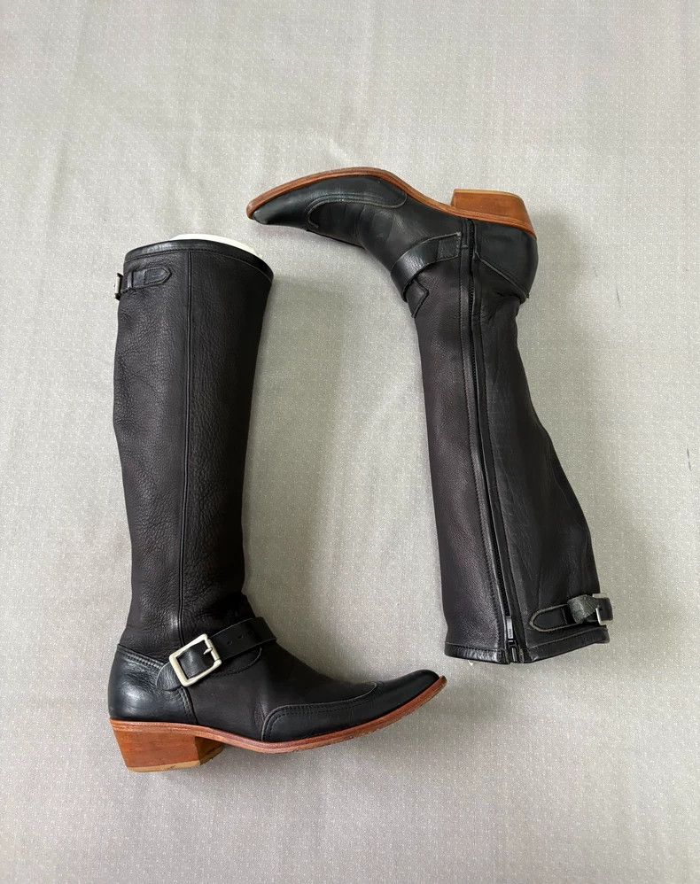 Yohji Yamamoto Vintage High-Cut Pointed Boots Size US 6 / IT 36 - 2 Thumbnail