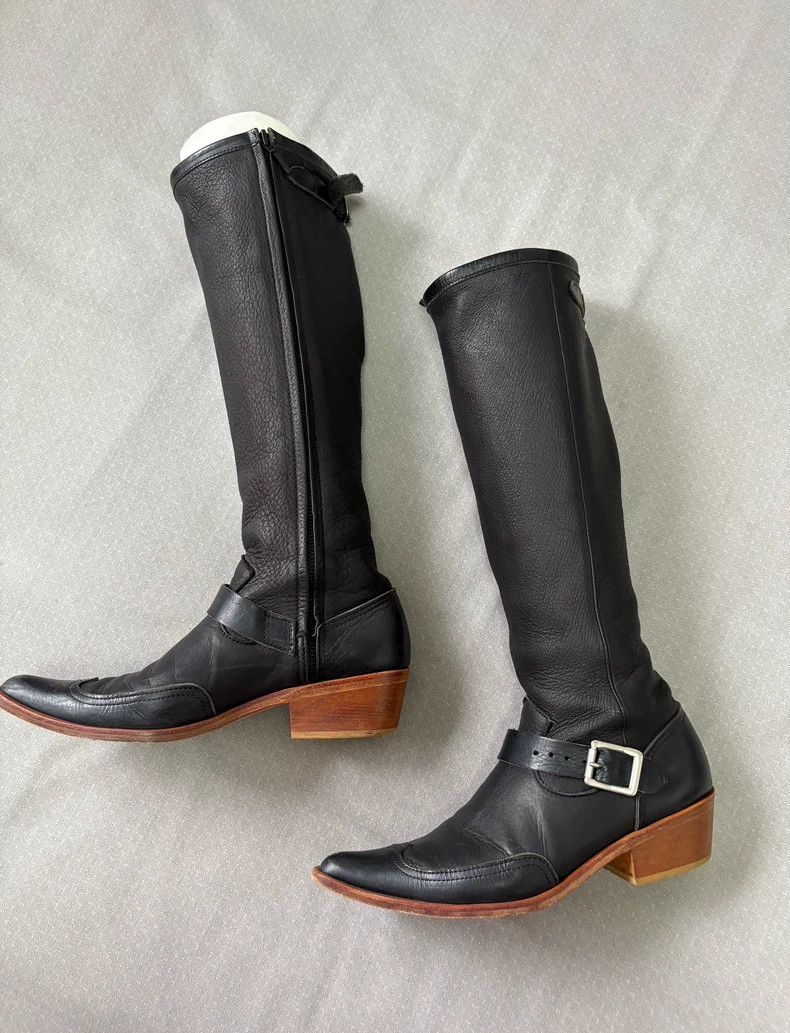 Yohji Yamamoto Vintage High-Cut Pointed Boots Size US 6 / IT 36 - 7 Thumbnail