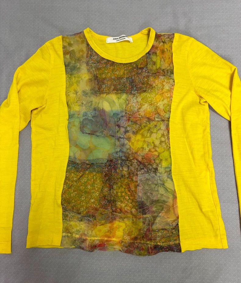 Junya Watanabe Vintage Floral Long Sleeve T-Shirt Top Size S / US 4 / IT 40 - 2 Thumbnail