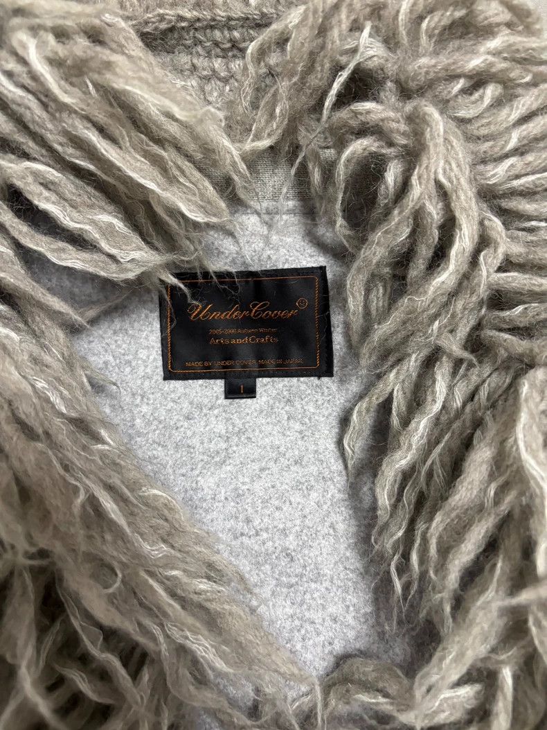 Undercover Unique Design Vintage Mohair Sweater Coat Size M / US 6-8 / IT 42-44 - 6 Thumbnail