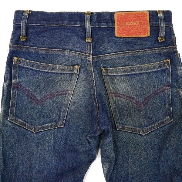 Yohji Yamamoto Christopher Nemeth Vintage Denim Pants with Details Size 28" / US 6 / IT 42 - 3 Thumbnail
