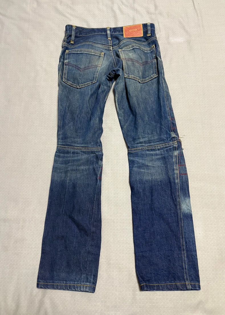 Yohji Yamamoto Vintage Christopher Nemeth Half-Moon Denim Pants Size 28" / US 6 / IT 42 - 7 Thumbnail