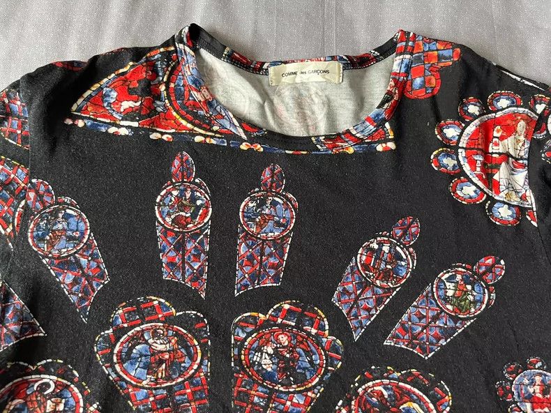 Comme des Garcons Comme des Garçons Printed Long Sleeve T-Shirt Size ONE SIZE - 2 Thumbnail