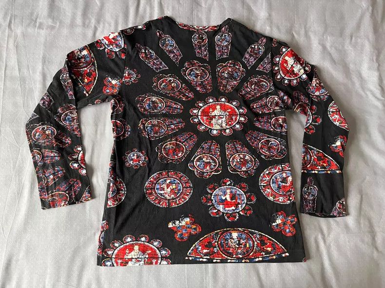 Comme des Garcons Comme des Garçons Printed Long Sleeve T-Shirt Size ONE SIZE - 6 Thumbnail