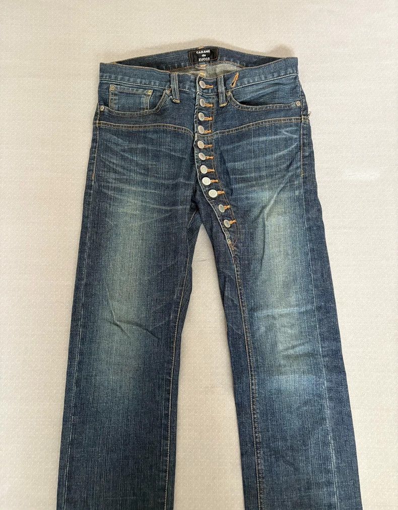 Yohji Yamamoto Vintage Cabane de Zucca Denim Pants Size 30" / US 8 / IT 44 - 3 Thumbnail