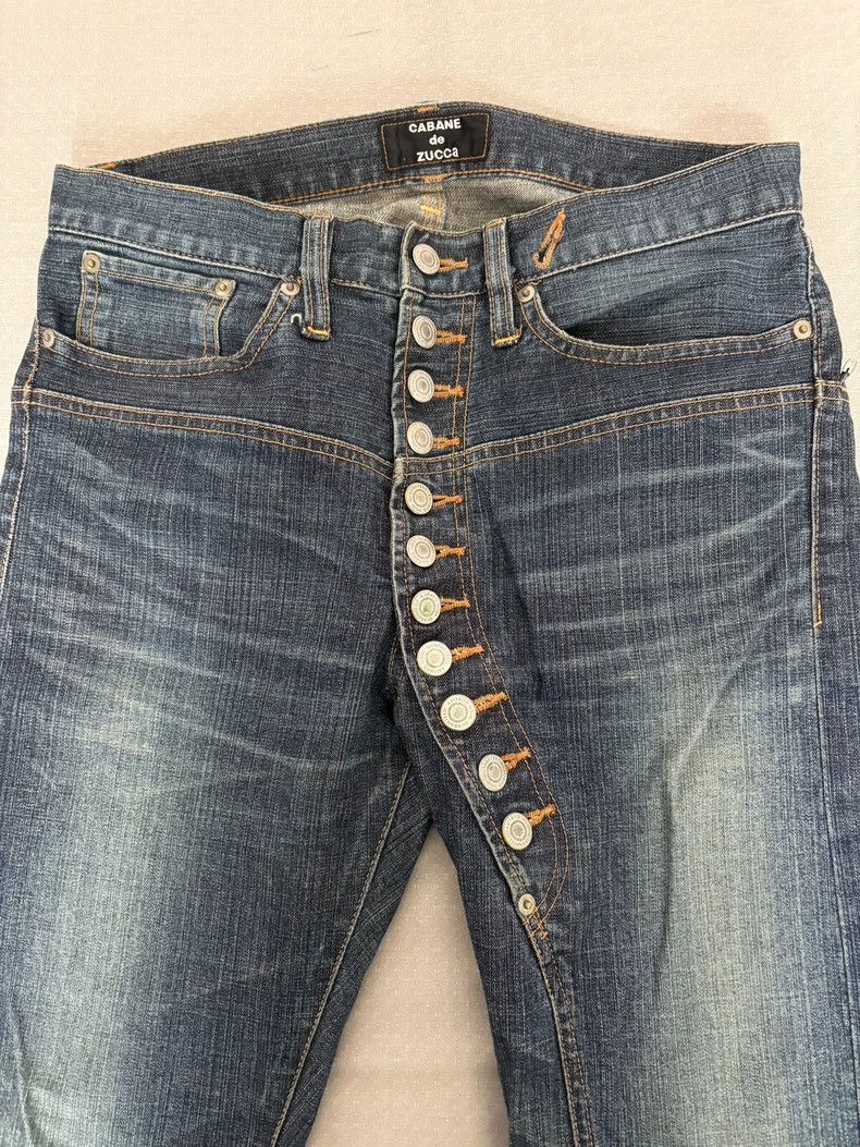 Yohji Yamamoto Vintage Cabane de Zucca Denim Pants Size 30" / US 8 / IT 44 - 6 Thumbnail