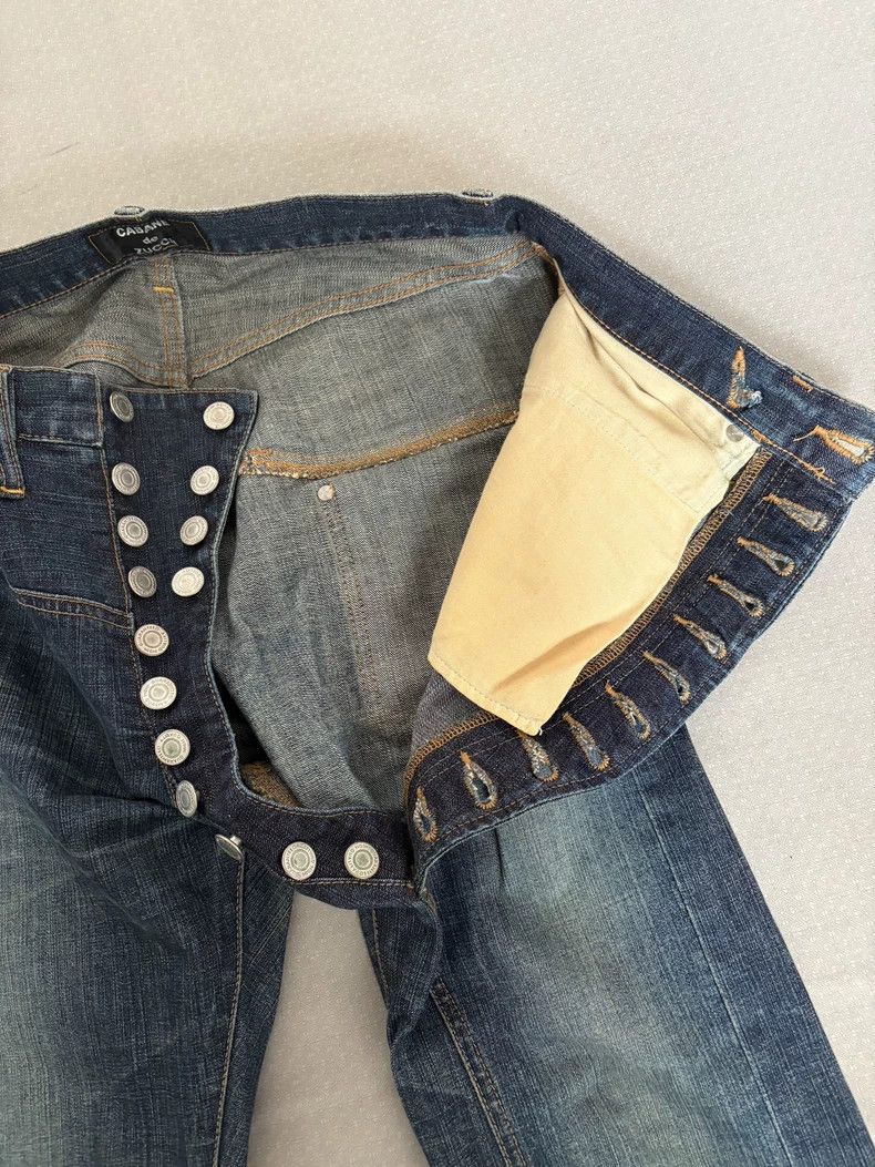 Yohji Yamamoto Vintage Cabane de Zucca Denim Pants Size 30" / US 8 / IT 44 - 7 Thumbnail