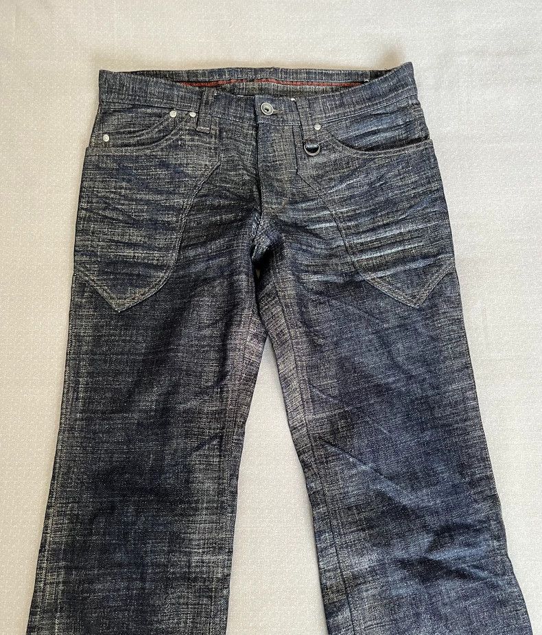 Yohji Yamamoto Vintage Style Dyed Denim Pants Size 32" / US 10 / IT 46 - 5 Thumbnail