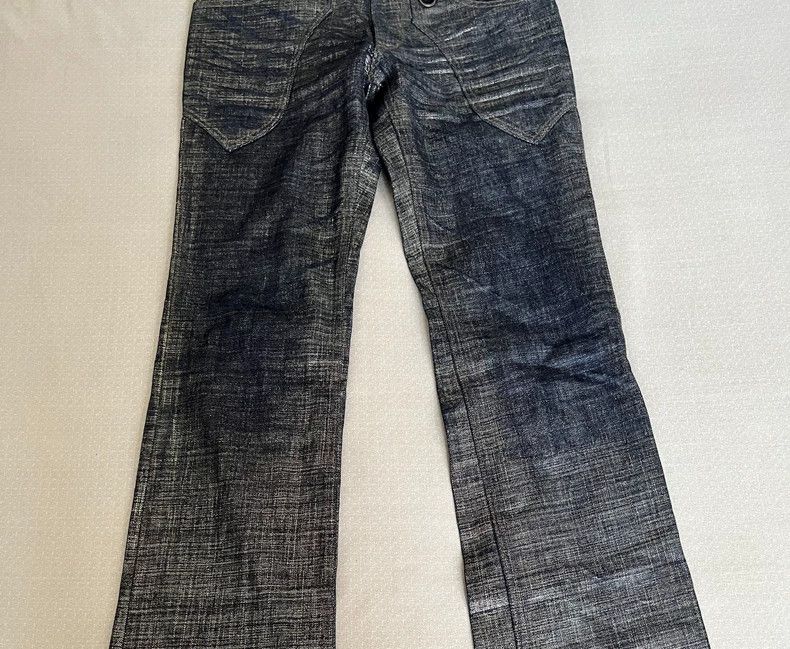 Yohji Yamamoto Vintage Style Dyed Denim Pants Size 32" / US 10 / IT 46 - 3 Thumbnail