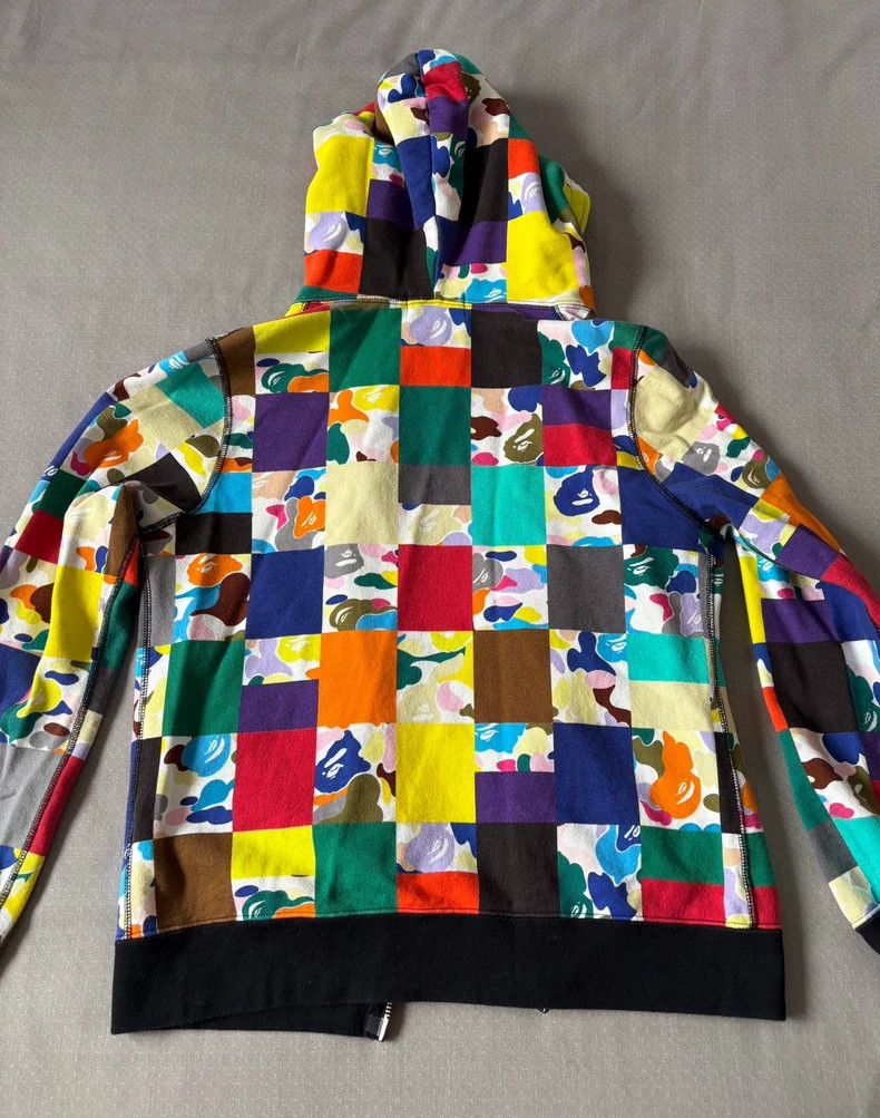 Bape BAPE Camouflage Patchwork Hoodie Jacket Size S / US 4 / IT 40 - 9 Thumbnail