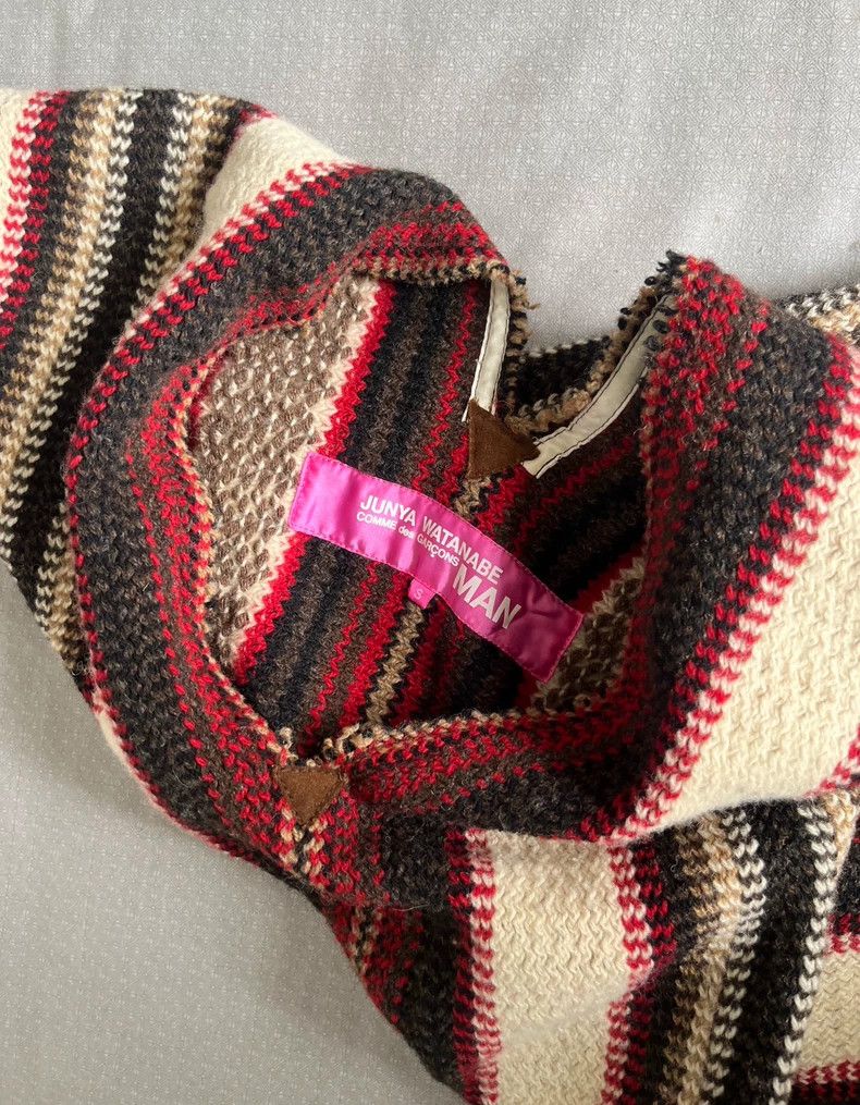 Junya Watanabe Junya Watanabe Striped Knit Vest with Pockets Size S / US 4 / IT 40 - 5 Thumbnail
