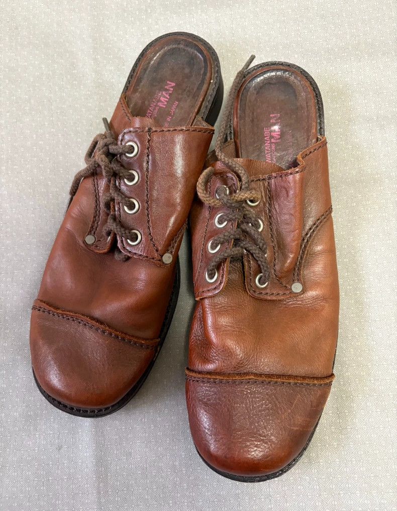 Junya Watanabe Junya Watanabe Vintage Half-Slip Leather Shoes Size US 6 / IT 36 - 8 Thumbnail