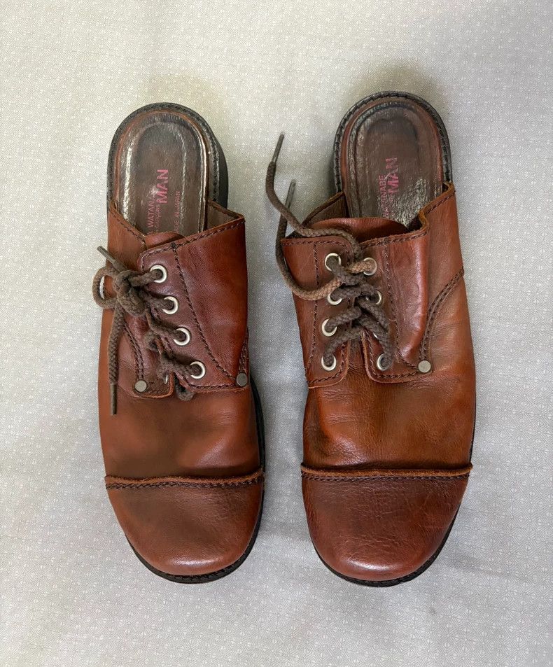 Junya Watanabe Junya Watanabe Vintage Half-Slip Leather Shoes Size US 6 / IT 36 - 4 Thumbnail