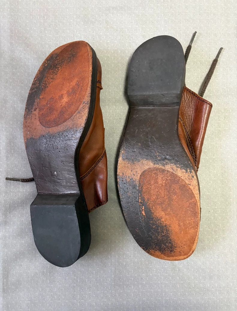 Junya Watanabe Junya Watanabe Vintage Half-Slip Leather Shoes Size US 6 / IT 36 - 6 Thumbnail