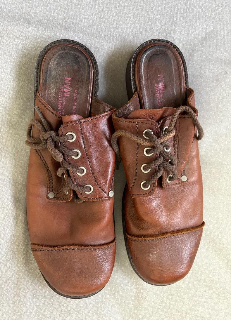 Junya Watanabe Junya Watanabe Vintage Half-Slip Leather Shoes Size US 6 / IT 36 - 7 Thumbnail