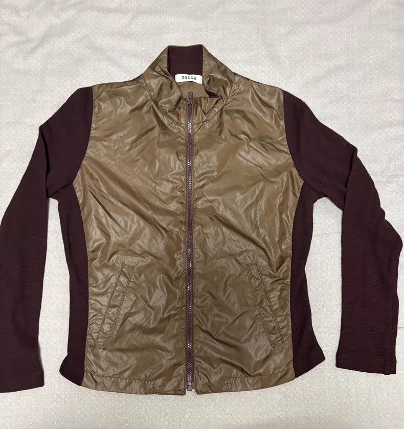 Yohji Yamamoto Zucca Vintage Jacket with Nylon Knit Material Size M / US 6-8 / IT 42-44 - 3 Thumbnail