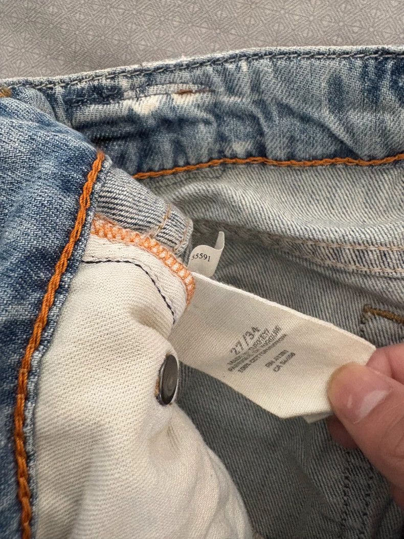 Ralph Lauren Vintage Patchwork Denim Flared Pants Size 28" / US 6 / IT 42 - 6 Thumbnail