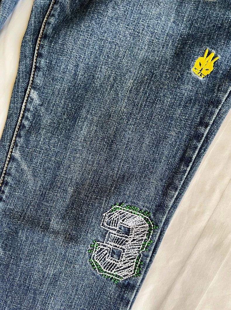 Walter Van Beirendonck Vintage Walter Van Beirendonck Embroidered Jeans Size 26" / US 2 / IT 38 - 5 Thumbnail
