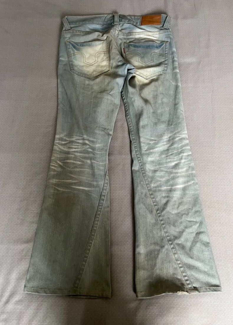 Yohji Yamamoto Vintage Tornado Mart Faded Denim Jeans Size 30" / US 8 / IT 44 - 7 Thumbnail