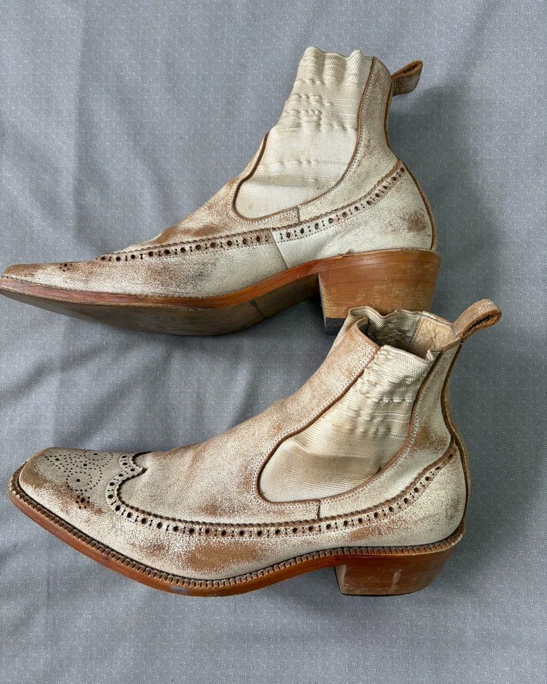 Yohji Yamamoto Vintage Tornado Mart Ankle Boots with Unique Design Size US 9 / IT 39 - 2 Thumbnail