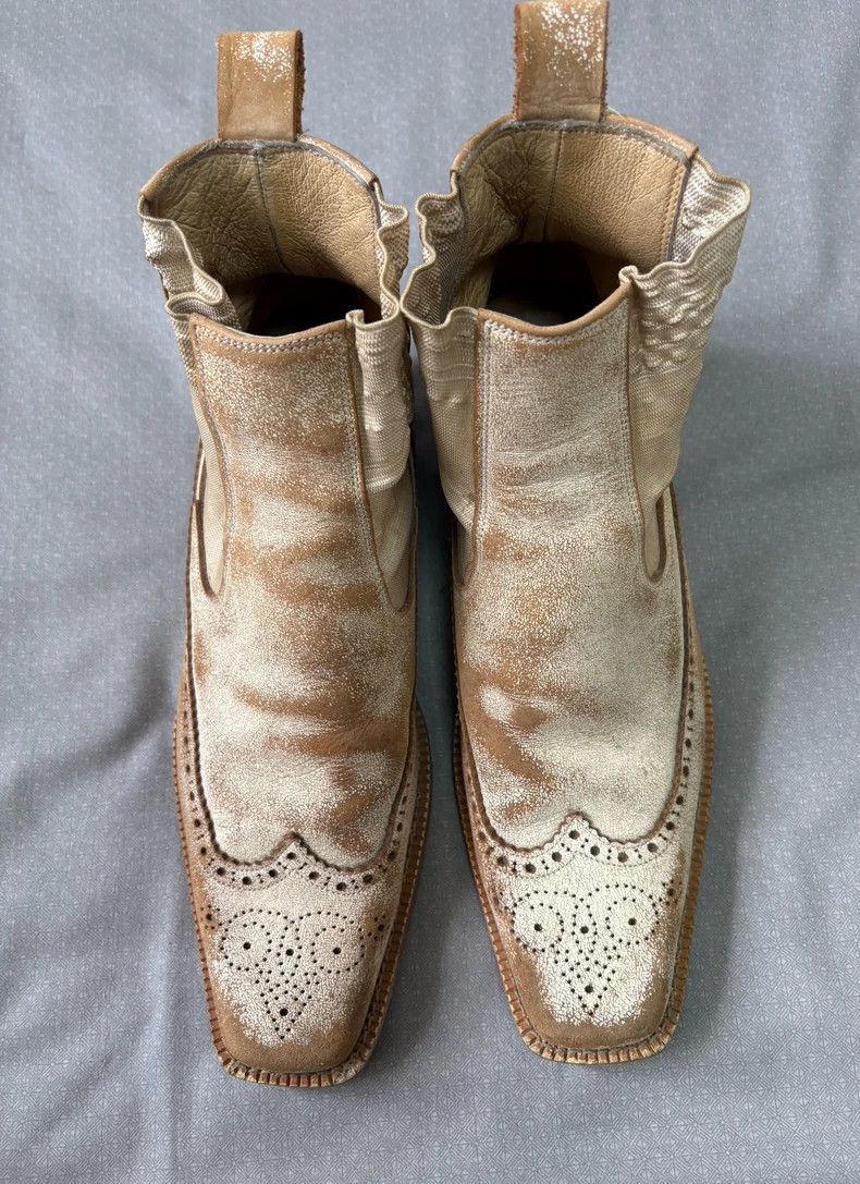 Yohji Yamamoto Vintage Tornado Mart Ankle Boots with Unique Design Size US 9 / IT 39 - 8 Thumbnail