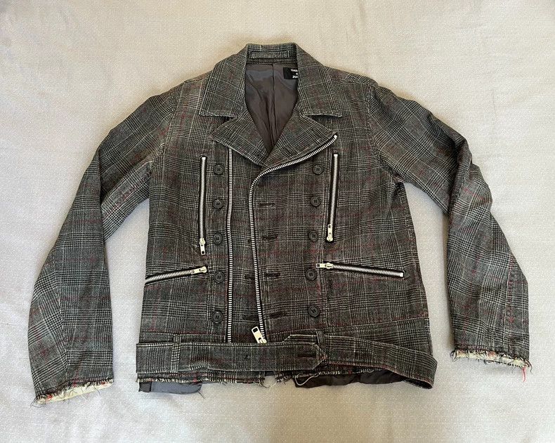 Comme des Garcons Vintage Check Pattern Zipper Jacket Size M / US 6-8 / IT 42-44 - 5 Thumbnail